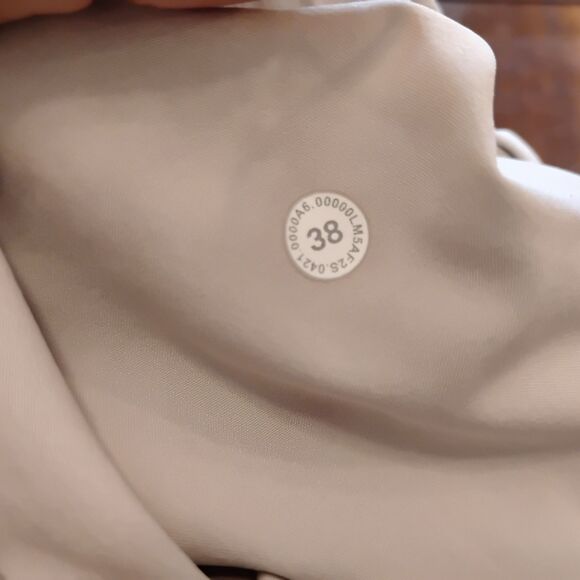 Lululemon ABC pants mens 38 38x30 beige straight leg active performance stretch - Picture 6 of 8